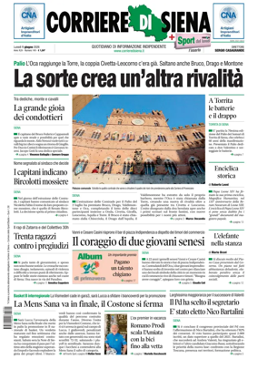 Cover of Corriere di Siena