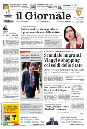 Cover of Il Giornale (Italy)