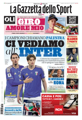 Cover of La Gazzetta dello Sport - Roma