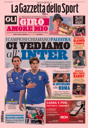 Cover of La Gazzetta dello Sport