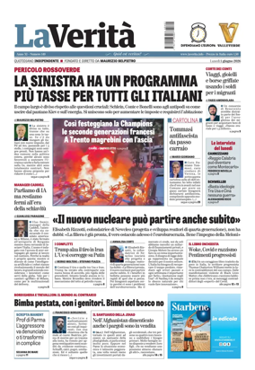 Cover of La Verita (Italia)