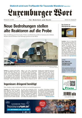 Cover of Luxemburger Wort