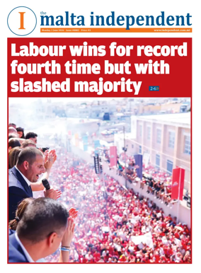 Cover of Malta Independent