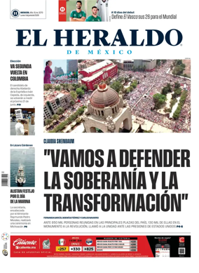 Cover of El Heraldo de Mexico