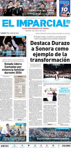 Cover of El Imparcial