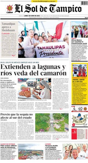Cover of El Sol de Tampico