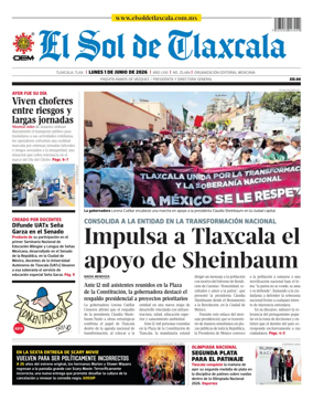 Cover of El Sol de Tlaxcala