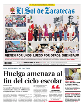Cover of El Sol de Zacatecas