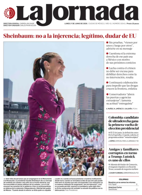Cover of La Jornada