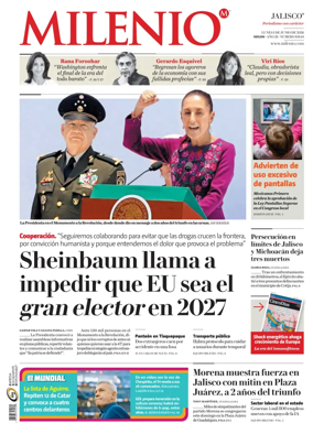 Cover of Milenio Jalisco