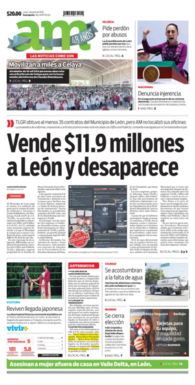 Cover of Periodico AM (Leon)