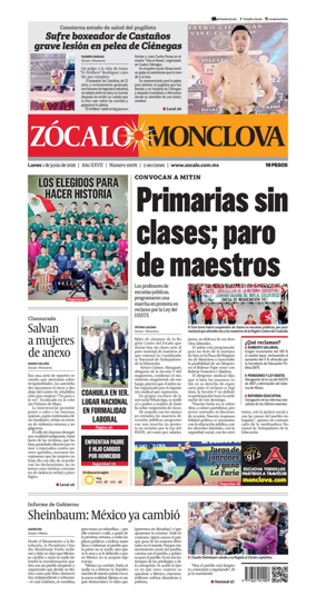 Cover of Zocalo Monclova