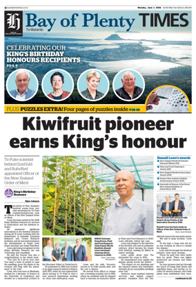 Cover of Bay of Plenty Times