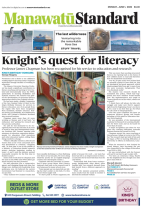 Cover of Manawatu Standard