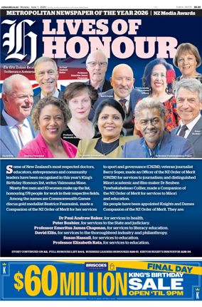 Cover of The New Zealand Herald