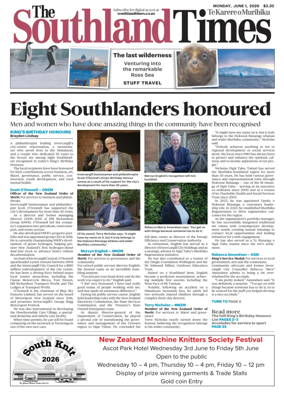 Cover of The Southland Times