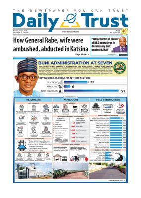 Cover of Daily Trust