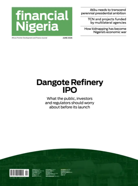 Cover of Financial Nigeria Magazine