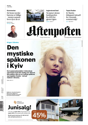 Cover of Aftenposten