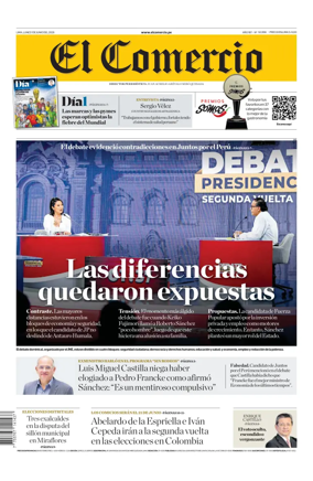 Cover of Diario El Comercio
