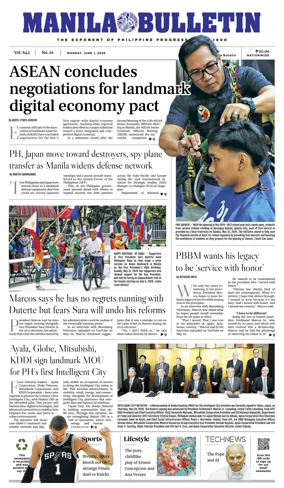 Cover of Manila Bulletin