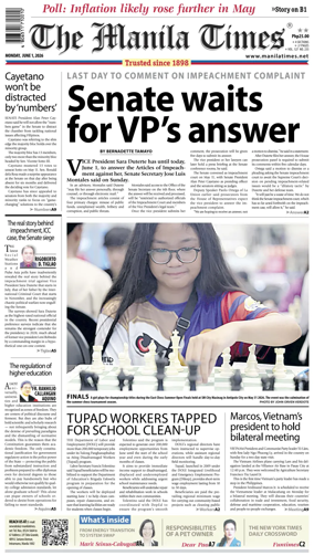 Cover of The Manila Times