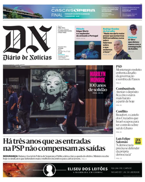Cover of Diario de Noticias