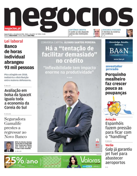 Cover of Jornal de Negocios