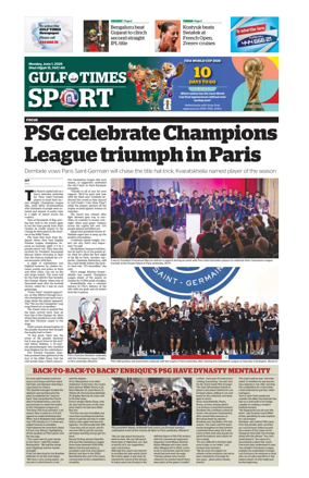 Cover of Gulf Times Sport
