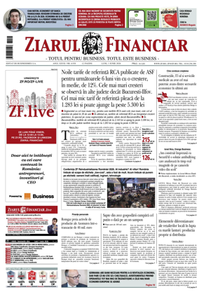 Cover of Ziarul Financiar