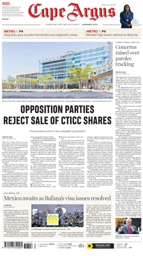 Cover of Cape Argus
