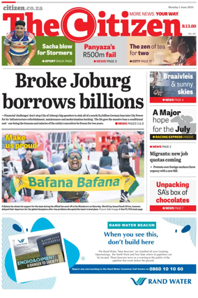 Cover of The Citizen (Gauteng)