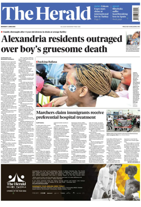 Cover of The Herald (South Africa)