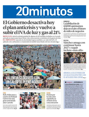 Cover of 20 Minutos Valencia
