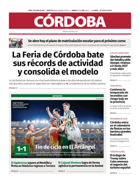 Cover of Diario Cordoba