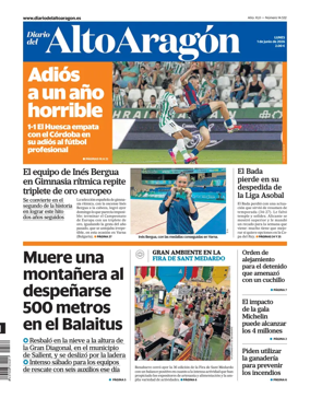 Cover of Diario del Alto Aragon