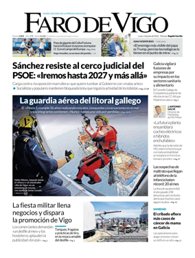 Cover of Faro de Vigo