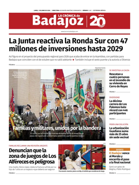 Cover of La Cronica de Badajoz BE