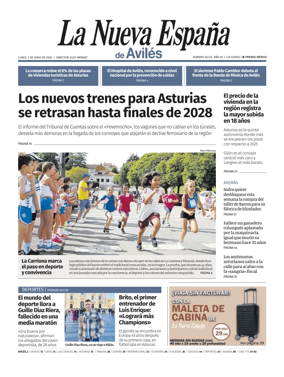 Cover of La Nueva Espana (Aviles)