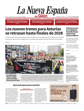Cover of La Nueva Espana (Gijon)