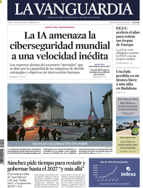 Cover of La Vanguardia (1st Edition)