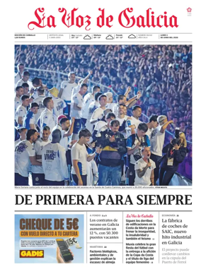 Cover of La Voz de Galicia (Carballo)