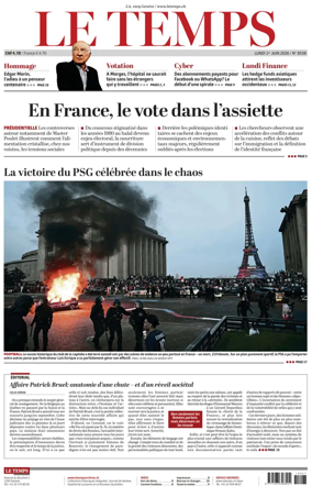 Cover of Le Temps