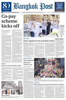 Cover of Bangkok Post