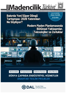 Cover of Madencilik Turkiye Dergisi