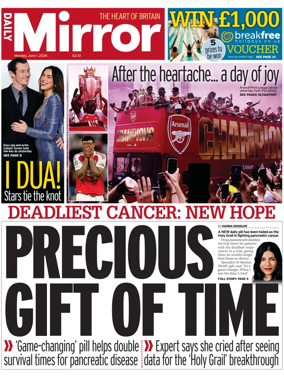 Cover of Daily Mirror