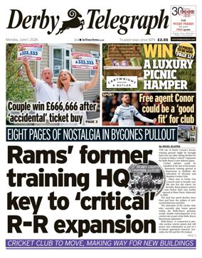 Cover of Derby Telegraph