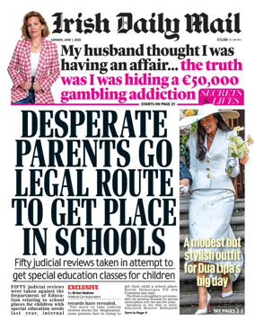 Cover of Irish Daily Mail