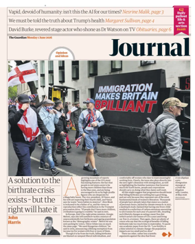 Cover of The Guardian e-paper Journal