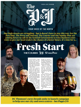 Cover of The Press and Journal (Inverness Highlands and Islands)